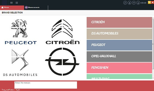 DIAGBOX LEXIA-Peugeot Citroen 9.149 [02/2023] - 9.96 & 9.129 [2022]