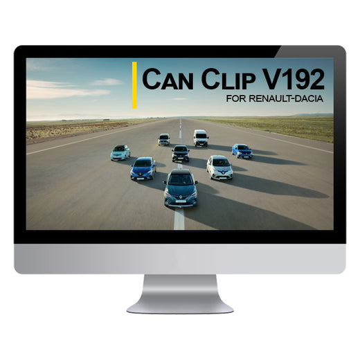 CAN Clip V192 (2019) – Renault &amp; Dacia Diagnostic Software (No Token Authentication)