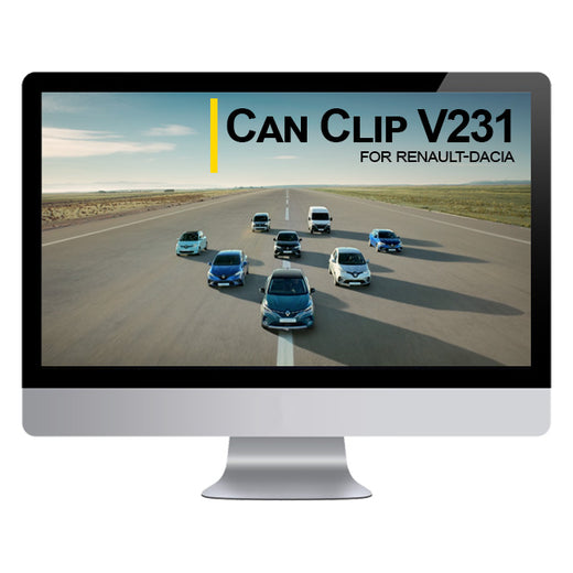 CAN Clip V231 (September 2023) – Latest Diagnostic Software for Renault Dacia