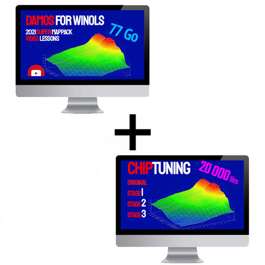 CHIPTUNING STAGE 1 DAMOS WinOLS Super Mappack Lesson, Method Explained