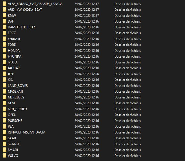 2021 DAMOS pour WinOLS - Super Mappack (.a2l/.ols/.kp file)